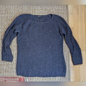Alpaca Heathered Plum Sweater